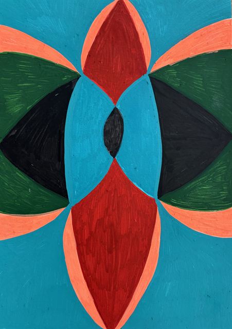 Sem título — caneta Posca sobre papel Canson